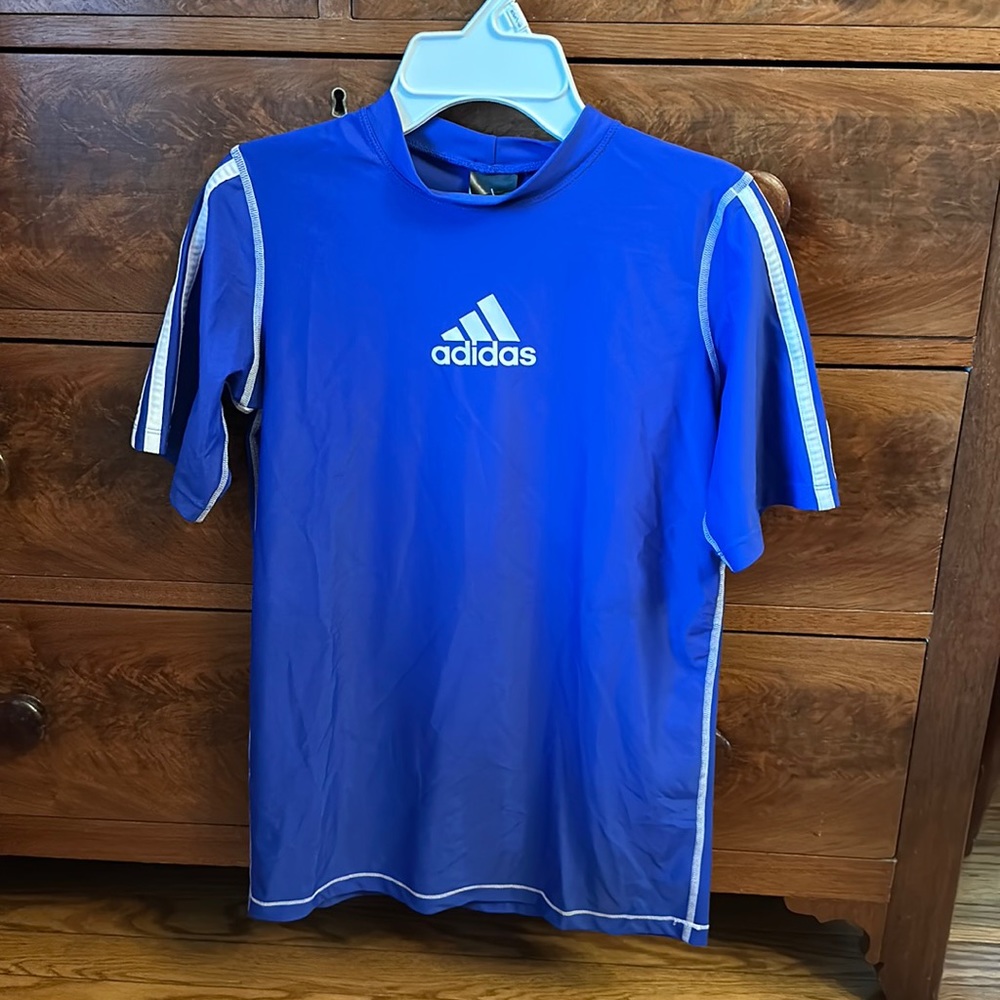 Boy’s Adidas swim shirt; Size L; NWT